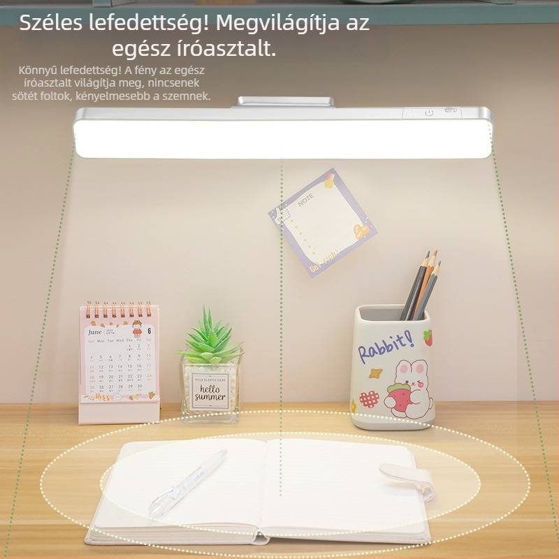 LED éjjeliszekrény lámpa mágneses rögzítéssel, szemvédelem, érintéses kapcsoló, fényerő-szabályzás, beépített lítium akkumulátor