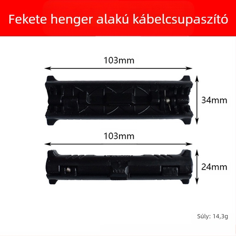 Többfunkciós vezetéklevágó és leszakító eszköz koaxiális, hálózati, videó- és telefonkábelekhez