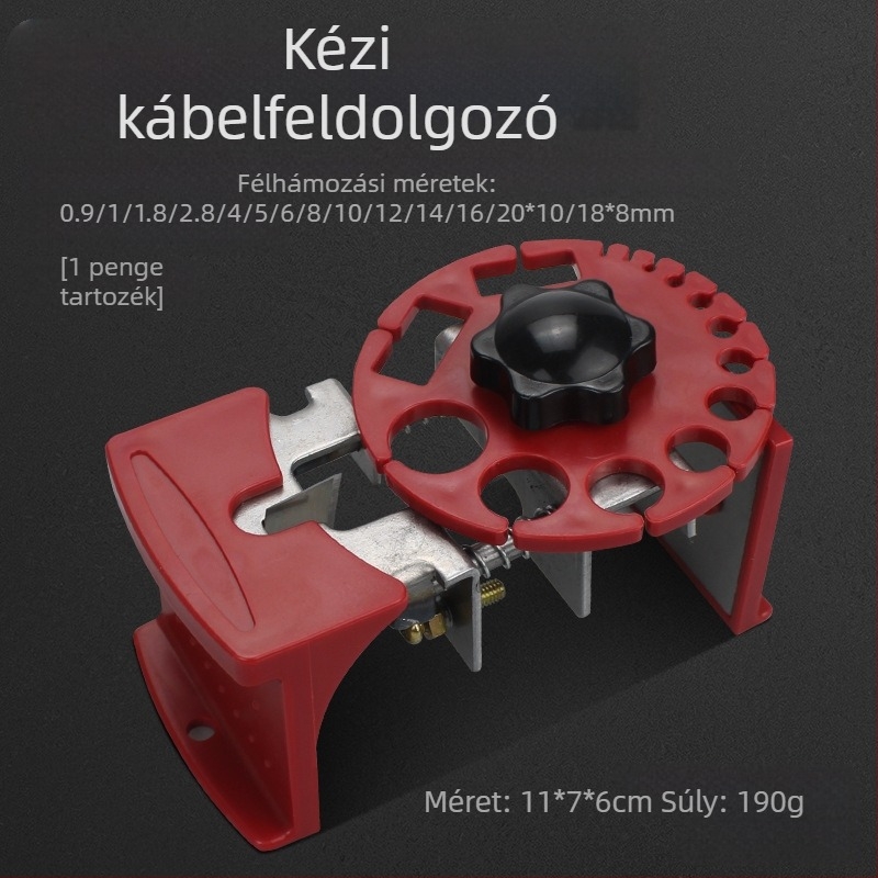 Többfunkciós vezetéklevágó és leszakító eszköz koaxiális, hálózati, videó- és telefonkábelekhez