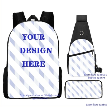 Gyerek hátizsák Anime mintával, Oxford anyagból, lélegző, vízálló és ultrakönnyű, 1–2. osztályos gyerekeknek