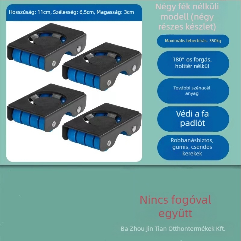 Mozgatható rozsdamentes acél bútorkocsi nappaliba, konyhába és fürdőszobába — teherbírás nagy, szerelés nélkül