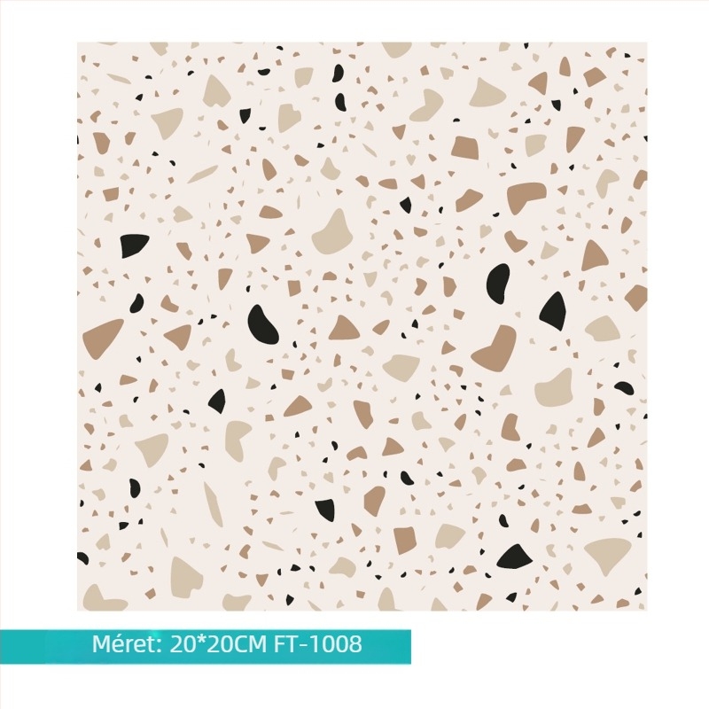 Öntapadós padló matricák Barokk mintával, 0,8 mm vastagságú, csúszásmentes, ideális nappalira, hálószobára, folyosóra és sportlétesítményekre