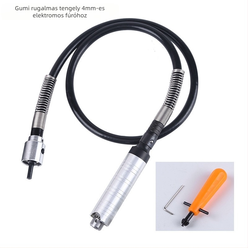 Elektromos fúró rugalmas tengellyel, nagy pontosságú gravírozás 0-4 mm / 0-6.5 mm, csempe fugáinak tisztítása