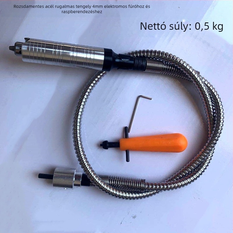 Elektromos fúró rugalmas tengellyel, nagy pontosságú gravírozás 0-4 mm / 0-6.5 mm, csempe fugáinak tisztítása