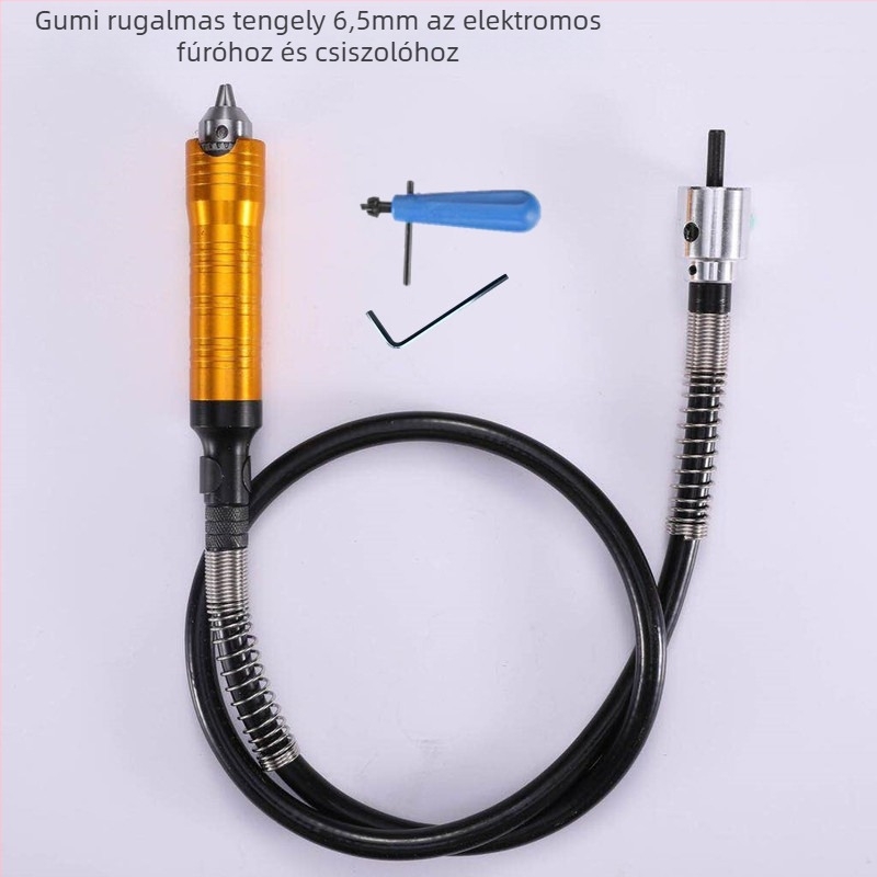 Elektromos fúró rugalmas tengellyel, nagy pontosságú gravírozás 0-4 mm / 0-6.5 mm, csempe fugáinak tisztítása