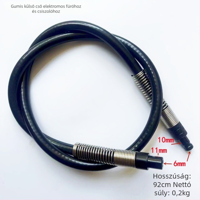 Elektromos fúró rugalmas tengellyel, nagy pontosságú gravírozás 0-4 mm / 0-6.5 mm, csempe fugáinak tisztítása