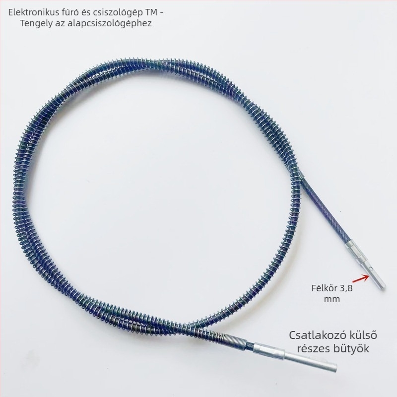 Elektromos fúró rugalmas tengellyel, nagy pontosságú gravírozás 0-4 mm / 0-6.5 mm, csempe fugáinak tisztítása