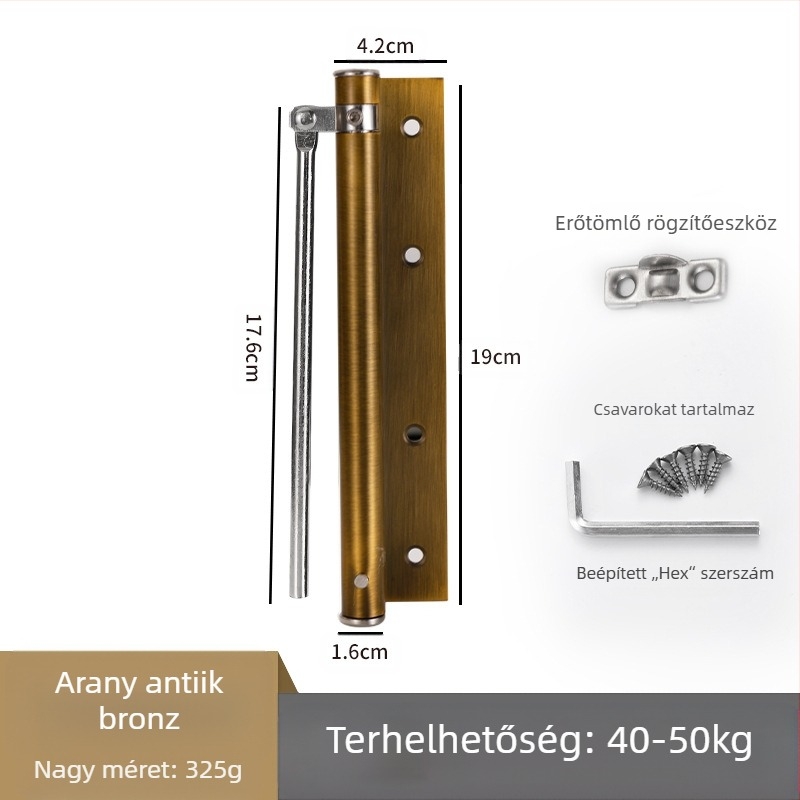 Rozsdamentes acél ajtócsukó — modern, minimalist design, testreszabható, márka Wuxin haopin