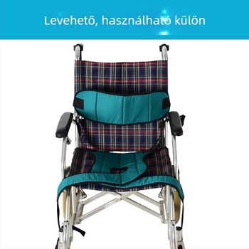 Kerekesszékhez használható biztonsági öv, leesés- és csúszás elleni védelem, deréköv, modell Simple, anyag: Sanwen háló + szivacs