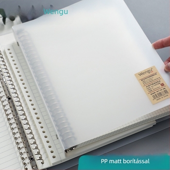 Wen Gu notesz leválasztható lapokkal, PP borító, offset papír, 80 g/m², üzleti stílus