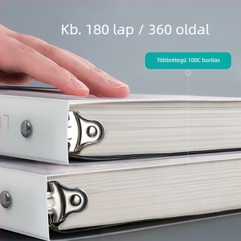 Wen Gu notesz leválasztható lapokkal, PP borító, offset papír, 80 g/m², üzleti stílus