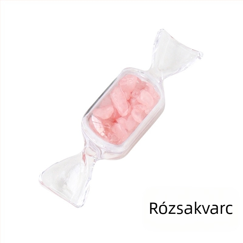 Természetes kristály dekoratív kő, geometriai forma, modern minimalist kristály díszítés karácsonyra