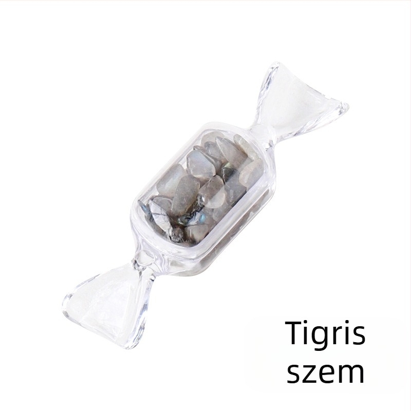 Természetes kristály dekoratív kő, geometriai forma, modern minimalist kristály díszítés karácsonyra