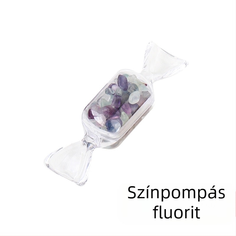 Természetes kristály dekoratív kő, geometriai forma, modern minimalist kristály díszítés karácsonyra