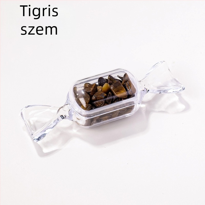 Természetes kristály dekoratív kő, geometriai forma, modern minimalist kristály díszítés karácsonyra