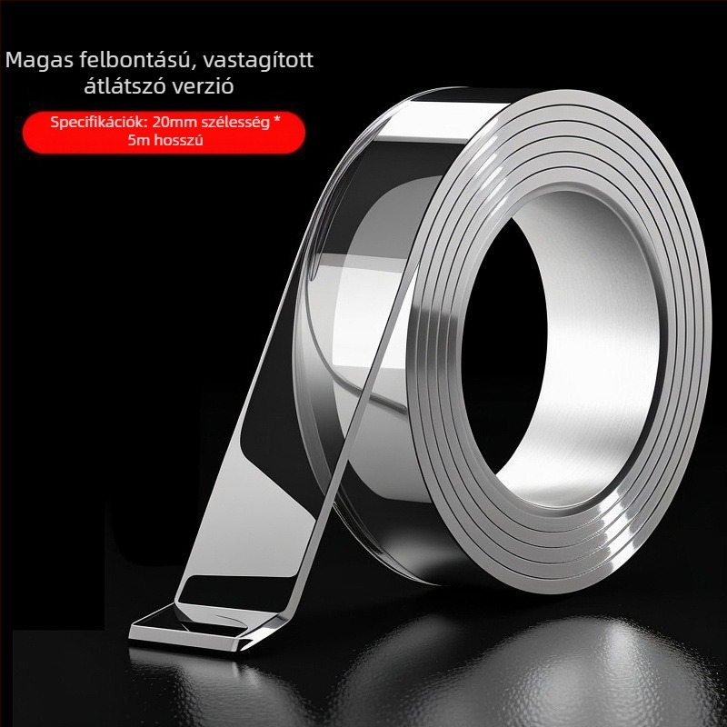 Nano kétoldalas szalag — Márka JIUMO; Anyag: akril; Rögzítés módja: ragasztás; Piacra kerülés éve: 2023; Termékkategória: szívóhorog