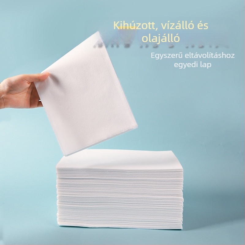 100 egyszer használatos, nem szövött ágynemű lepedő, megvastagított kivitel, szépségszalonok, masszázs és szállodák számára