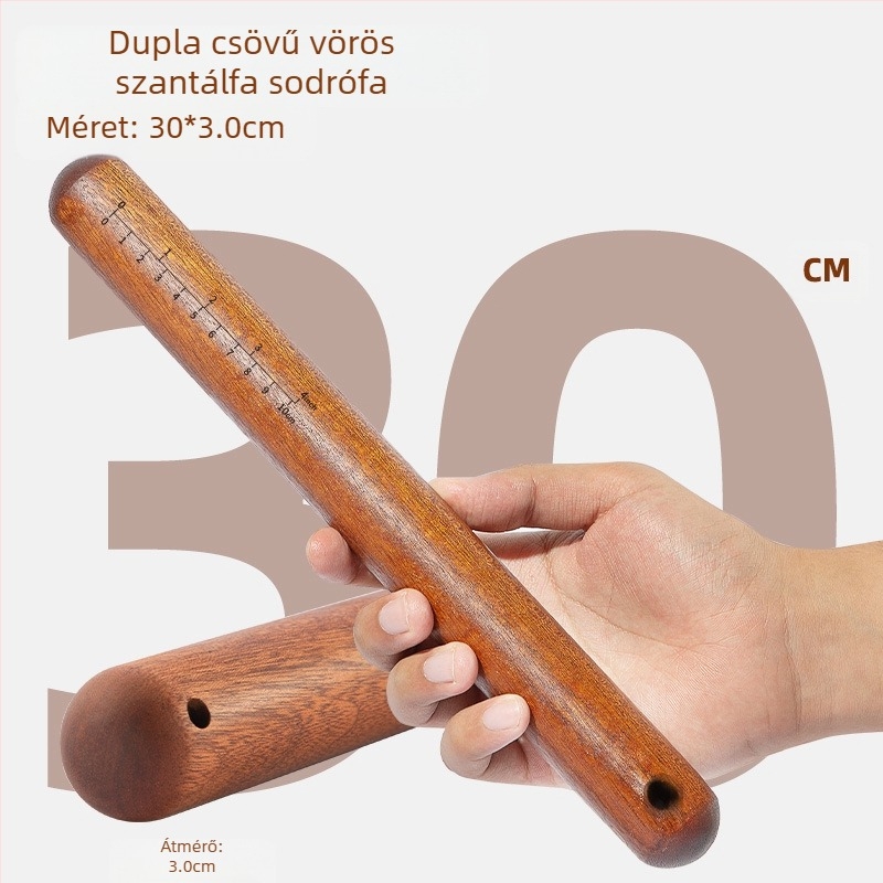 Szantálfa nyújtófa — Márka: Double Gun; Anyag: Szantálfa; Stílus: Modern egyszerűség; Készlet: 3 darab