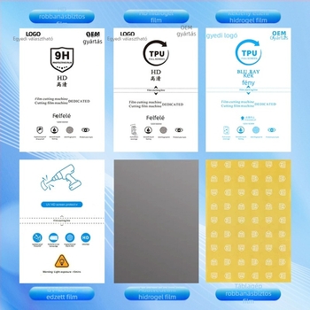 Telefonképernyő védő PET anyagból, elülső fólia, HD tisztaság