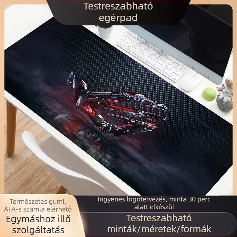 Prodigal Eye karikatúra egérpad, ultra-kicsi méret, kétoldalas, csúszásmentes, precíz varrással szegéllyel