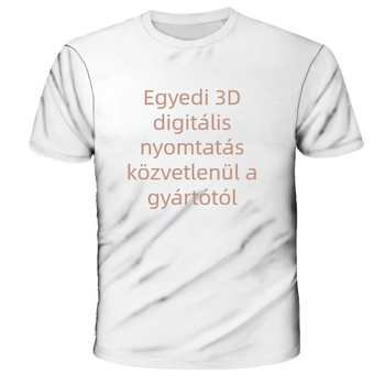 Női V-nyakú póló törött virágos mintával, rövid ujjú, 95% poliészter, 2025 tavasza