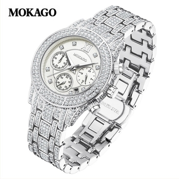 Női kvarcsos karóra hatszáras mozgással, kronográf és naptár funkcióval, 30 m-es vízállóság, tokkal zinkötvözetből, szíj ötvözetből