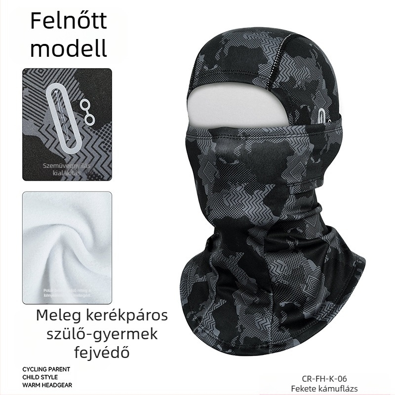 Kerékpáros maszk, uniszex, poliészter anyag, márka Qianqianwo (Poliészter; Márka: Qianqianwo; Uniszex)