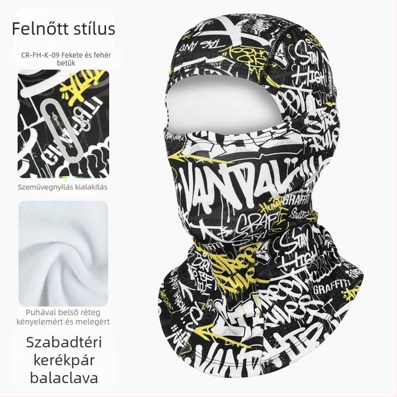 Kerékpáros maszk, uniszex, poliészter anyag, márka Qianqianwo (Poliészter; Márka: Qianqianwo; Uniszex)