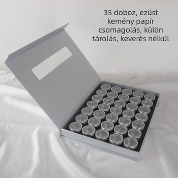Ékszertároló doboz — átlátszó, kör, merev kartondoboz gyémánt ékszerekhez