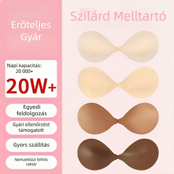 Szilikon melltartó patch bikinihez – vékony, anti-megereszkedés, push-up effektus, láthatatlan a ruhák alatt, egyszínű