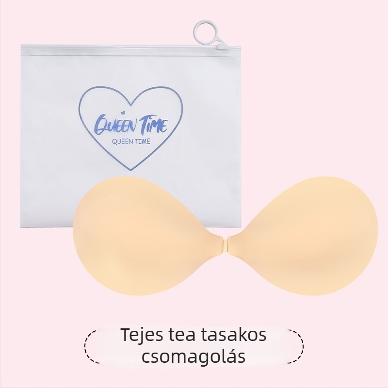 Szilikon melltartó patch bikinihez – vékony, anti-megereszkedés, push-up effektus, láthatatlan a ruhák alatt, egyszínű