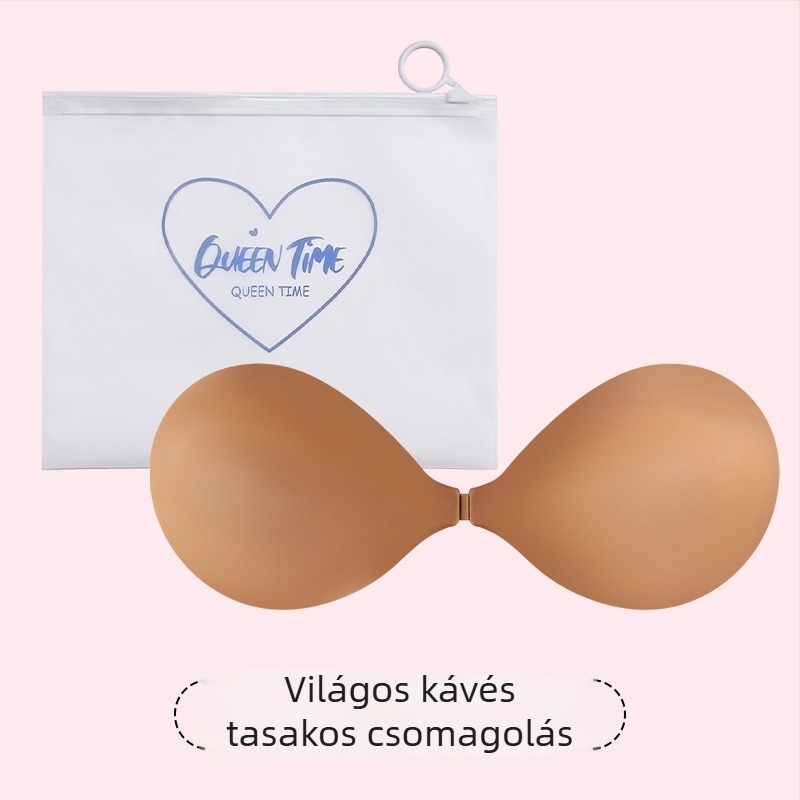 Szilikon melltartó patch bikinihez – vékony, anti-megereszkedés, push-up effektus, láthatatlan a ruhák alatt, egyszínű