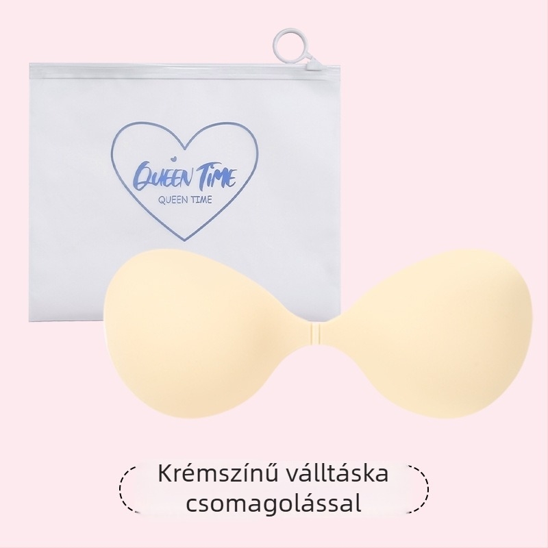 Szilikon melltartó patch bikinihez – vékony, anti-megereszkedés, push-up effektus, láthatatlan a ruhák alatt, egyszínű