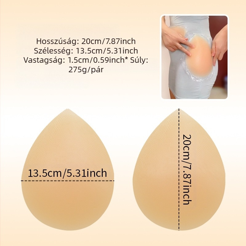 Szilikon csípőnövelő párna, vastagított, ragasztó, láthatatlan nyom nélkül — Xinrui Lover, Dongguan