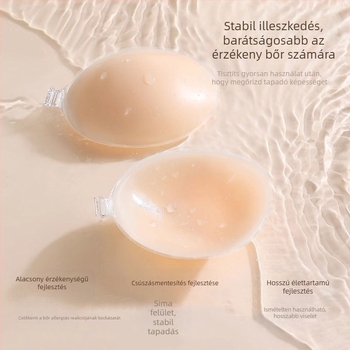 Szilikon mellbimbófedő – Push Up, Sima, Láthatatlan, Megvastított, Kör alakú