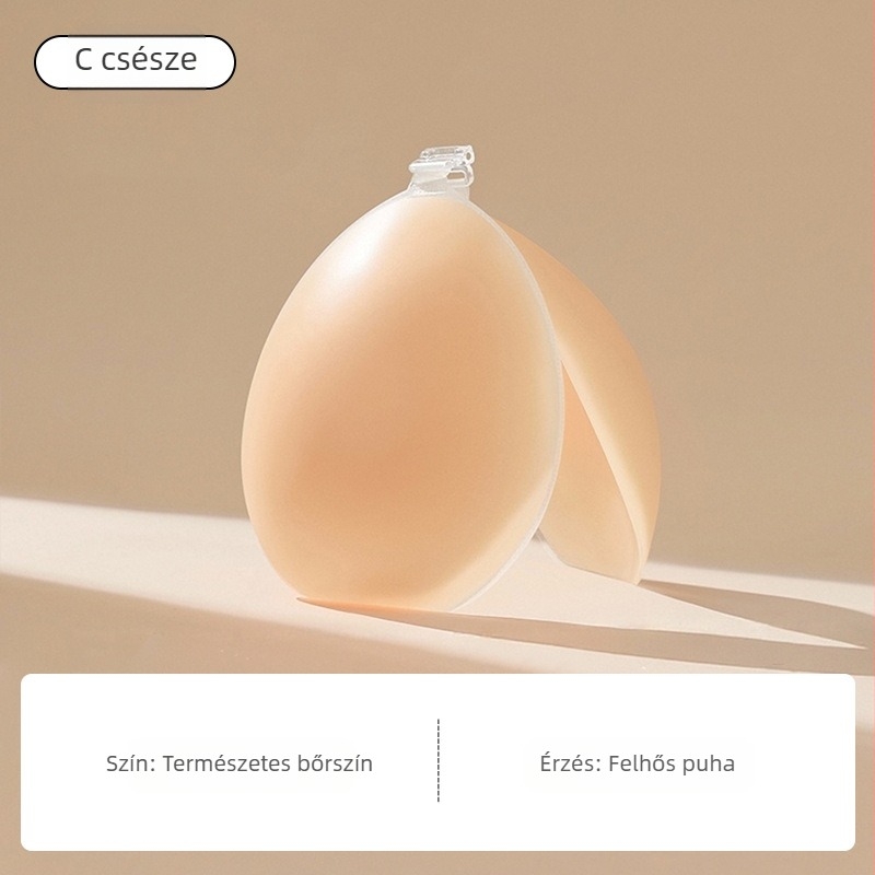 Szilikon mellbimbófedő – Push Up, Sima, Láthatatlan, Megvastított, Kör alakú