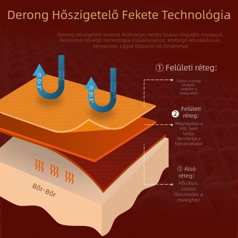 Férfi termosz T- póló V-nyakkal, varrás nélküli, kétoldalas velúr belsővel, bélelt, rövid ujjú