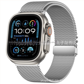 Milan szíj Apple Watch Ultra 2-höz ejtőernyőcsattal, a 10. generáció