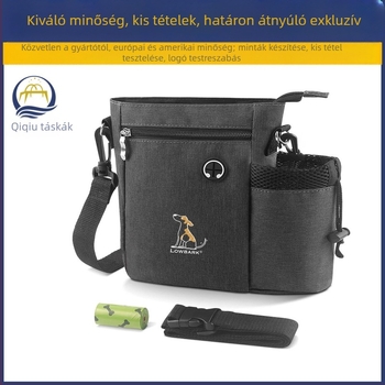 Oxford anyagú hordozható etető- és tréningtáska kisállatok számára, nagy kapacitás, egyszínű, puha kialakítás
