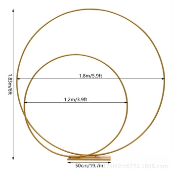 Helyszíni dekorációs eszközök – vasból készült, európai stílus, születésnapi rendezvényre, kód W001