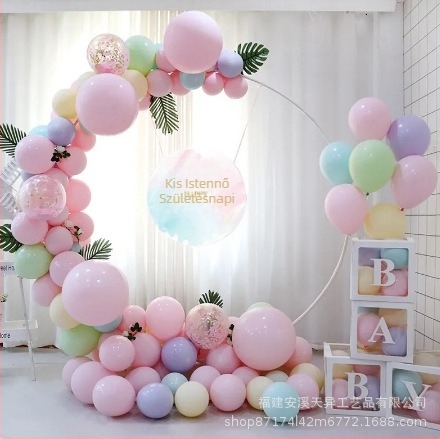 Helyszíni dekorációs eszközök – vasból készült, európai stílus, születésnapi rendezvényre, kód W001