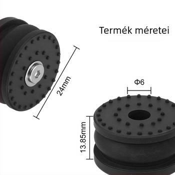 H2D Upgradált csillapító lábbetétek 3D nyomtatóhoz, rezgéscsillapítás, energiaelnyelés, rezgések csökkentése, csendes, csúszásmentes