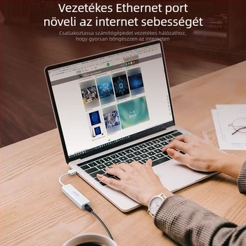 Acer Type-C Ethernet adapter USB hub HY41-T41, USB 2.0, 100 Mbps, 1–4 osztó