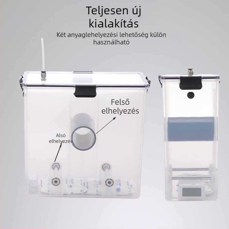 3D nyomtató fogyóanyagok szárító doboza PLA (1 kg) és PETG – por- és nedvességálló zárt tároló