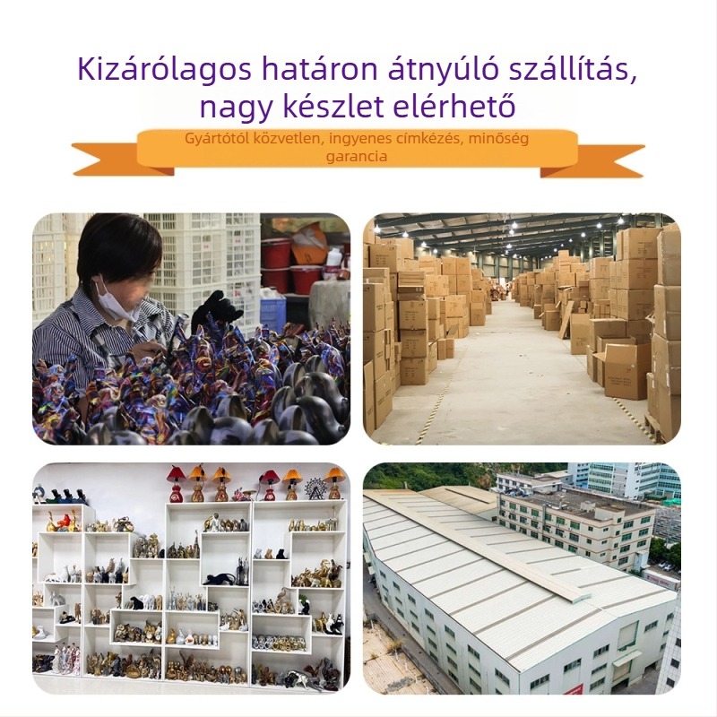 Macska pár díszfigura – Modern műgyanta, irodai bejárati előtér dekoráció, ajándék esküvőre vagy új otthonba