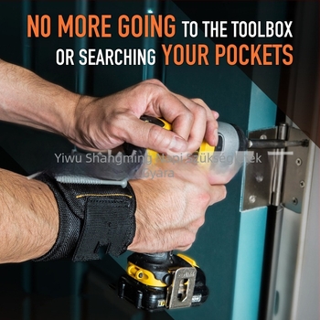 Mágneses csuklóvédő szerszámokhoz — Anti-lost csavarok, 1680 ballisztikus nylon anyag, hegymászáshoz