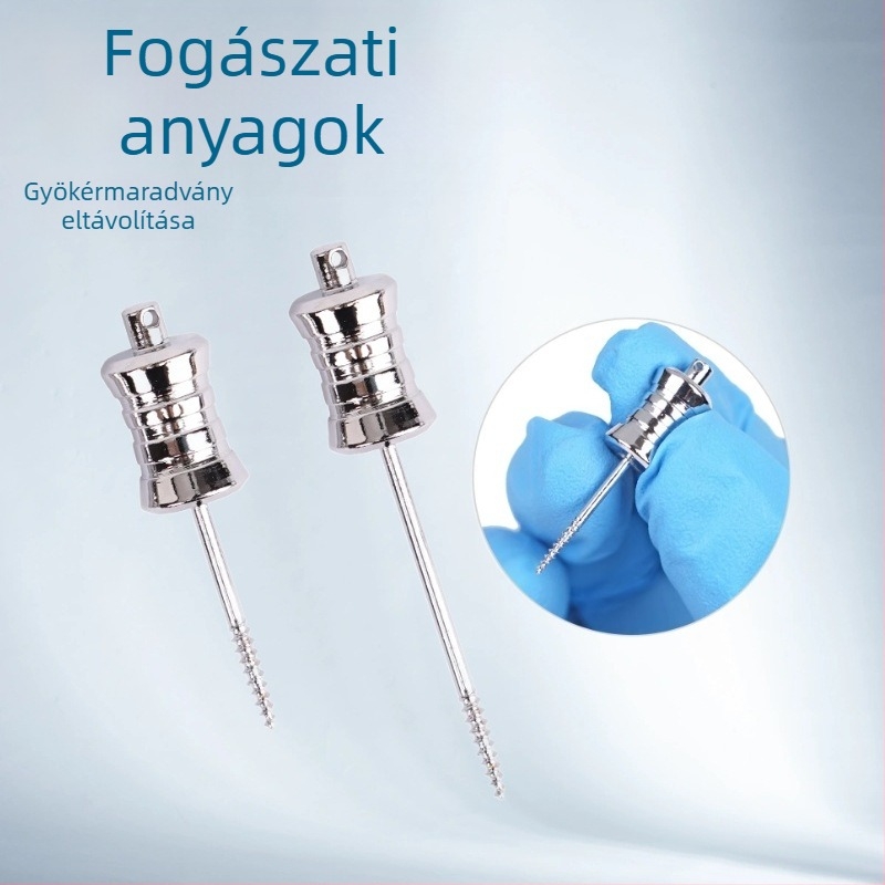 Rozsdamentes acélből készült fogászati extrakciós eszköz törött gyökérdarabok eltávolítására, elő- és hátsó fogak számára
