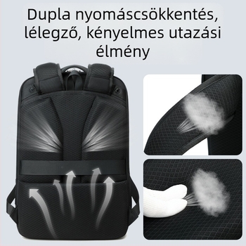 Férfi üzleti hátizsák bővítéssel, 20–35L kapacitás, Oxford anyag, üzleti utakhoz