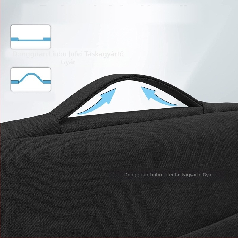 Vízálló EVA laptop tok kopásálló és ütésálló védelemmel, cipzáras nyitás, puha fogantyú, üzleti utazásokhoz