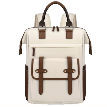 Hátizsák laptophoz – Valódi bőr, Top Grain marhabőr, 20–35L, Retro stílus, Szabadidős utazásokhoz